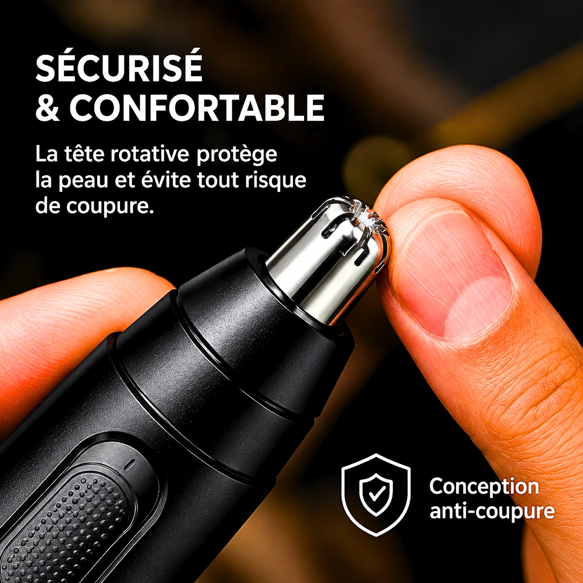 Tondeuse poils de nez pour hommes
