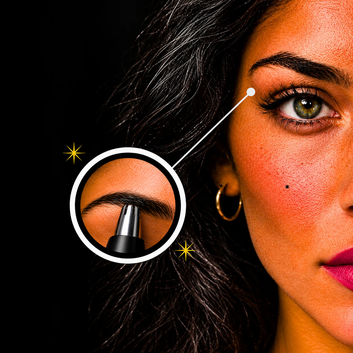Tondeuse poils de nez pour hommes